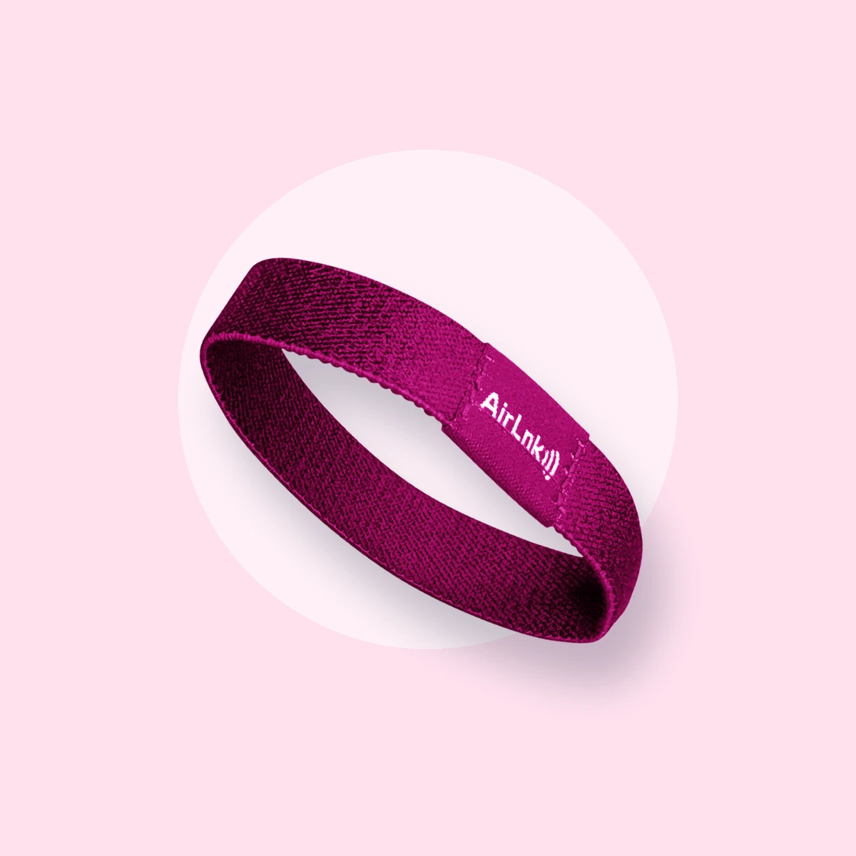 Pink AirLnk wristband